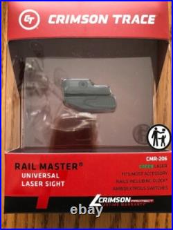 Crimson Trace Rail Master Universal Green Laser CMR-206