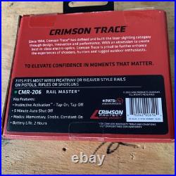Crimson Trace Rail Master Universal Green Laser CMR-206 Free Shipping