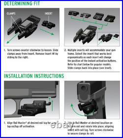 Crimson Trace Rail Master Universal Green Laser Sight for Picatinny Rail Equippe