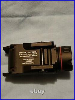 Crimson Trace green laser sight & tac light