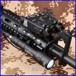 DBAL-A2 IR Green/Redlaser Dot Hunting Strobe Light+M600 Flashlight withDual Switch