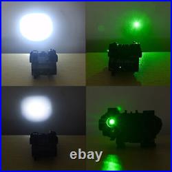 DBAL-A2 IR Green/Redlaser Dot Hunting Strobe Light+M600 Flashlight withDual Switch