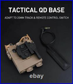 DBAL-A2 Red Green Dot Dual Beam Laser Sight Scoutlight Tactical DBAL PEQ Aiming