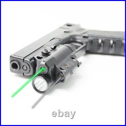 Dual Beam IR Infrared Green Laser Sight Hunting LED Flashlight Tactical Combo