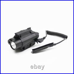 Dual Beam IR Infrared Green Laser Sight Hunting LED Flashlight Tactical Combo