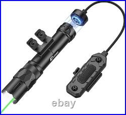 EZshoot 2500 Lumens Rifle Laser Light Combo Compatible with M-Rail, Rechargeable