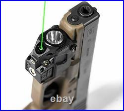 Firefly V2 Flashlight Laser Sight Strobe Function Combat Green-Laser