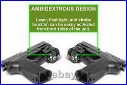 Firefly V2 Flashlight Laser Sight Strobe Function Combat Green-Laser