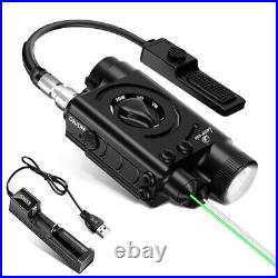 Flashlights /Green / IR Laser Beam Sight Hunting Combo With Rechargeable Battery