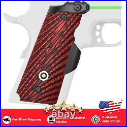 G10 Compact 1911 Red Laser Grip Sight withAmbi Safety Cut No Rail withRecharge Batt