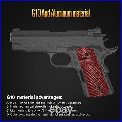 G10 Compact 1911 Red Laser Grip Sight withAmbi Safety Cut No Rail withRecharge Batt