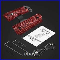 G10 Compact 1911 Red Laser Grip Sight withAmbi Safety Cut No Rail withRecharge Batt