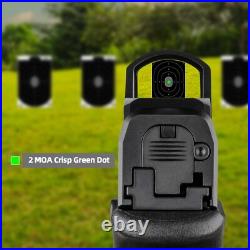 GOWUTAR A20G RMR Pistol Green Dot Sight Shake Awake 2 MOA Handgun Reflex Optics GOWUTAR A20G RMR Pistol Green Dot Sight Shake Awake 2 MOA Handgun Reflex Optics