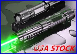 GX6-M 520nm Adjustable Focus Green Laser Pointer Visible Laser Pen Laser Beam US