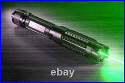 GX6-M 520nm Adjustable Focus Green Laser Pointer Visible Laser Pen Laser Beam US