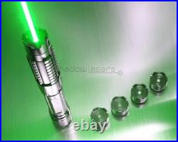 GX6-M 520nm Adjustable Focus Green Laser Pointer Visible Laser Pen Laser Beam US