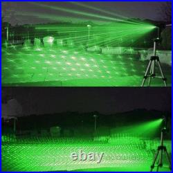 GX6-M 520nm Adjustable Focus Green Laser Pointer Visible Laser Pen Laser Beam US
