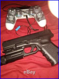 Glock 19 Gas Blowback with green laser sights full metal