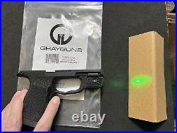 GrayGuns P365X/XL Laser Sculpted Grip with Crimson Trace Grn Laser BOTH NEW