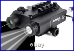Green Laser Light Combo Sight + 200LM LED with Black