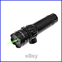 Green Laser Sight Dot Scope Gun with 2 switch & Rail Mounts &Battery