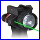Green Laser Sight with 2000 Lumens LED White Flashlight, Laser Beam Light Com