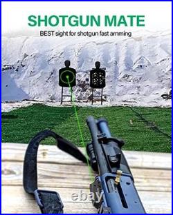 Green Laser Sight with Circle, Rechargeable, Low Profile Picatinny Mount Shotgun