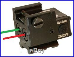 Green Laser and Red Laser Duo-Laser Sights for Subcom withUSB Rechargeable Battery