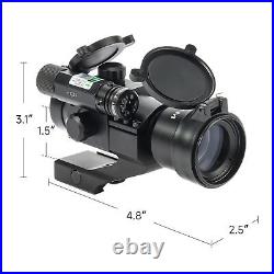 Green Red Dot Sight for Rifles with Green Laser Picatinny Ca