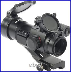 Green Red Dot Sight for Rifles with Green Laser, Picatinny Cantilever PEPR Mount