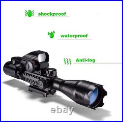 Gun Sight Reflex Dot Laser Scope Optics Rifle Dual Red Green Holographic 3-in-1