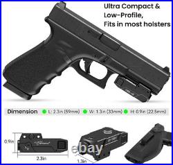 H3L-G Green Laser Sight, Aluminum Ultra Low Profile Picatinny Mount Green Dot
