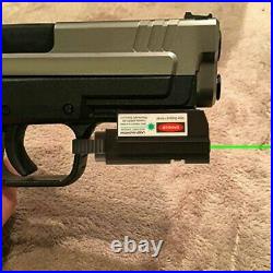Handgun Mini Red Green Dot Laser Sight For 20mm Picatinny Rail Rifle Low Profile