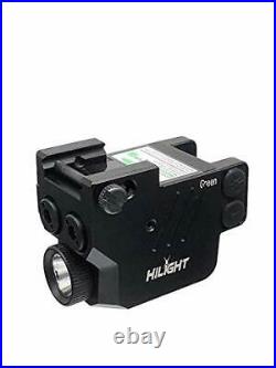HiLight P3BGL Blue Green Laser Sight Flashlight for Pistols with Micro USB Recha