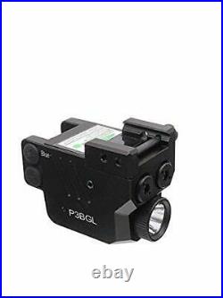 HiLight P3BGL Blue Green Laser Sight Flashlight for Pistols with Micro USB Recha