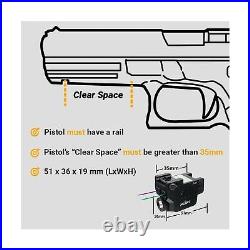 HiLight P3PGL Purple Laser Green Laser Sights and 500 Lumen Light Combo for P