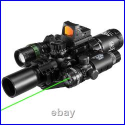 Hunting Tactical Rifle Scope Red Dot Optical Sight Holographic Laser Set