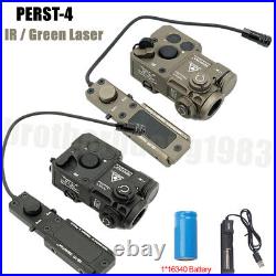 IR/Green Laser Sight Pointer PERST-4 Aiming with KV-D2 Hunting Switch Reset 850nm