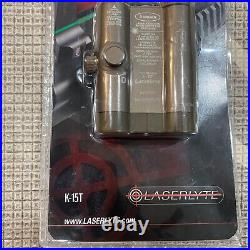 LASERLYTE KRYPTONYTE K-15T GREEN LASER with MOMENTARY SWITCH K-15 MADE IN THE USA