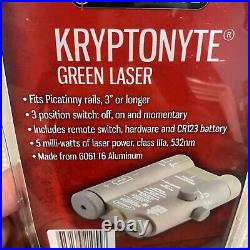 LASERLYTE KRYPTONYTE K-15T GREEN LASER with MOMENTARY SWITCH K-15 MADE IN THE USA