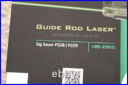 LASERMAX LMS-2291G Sig Sauer P229, P228 Green Laser Guide Rod Sight (NEW)