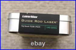 LASERMAX LMS-2291G Sig Sauer P229, P228 Green Laser Guide Rod Sight (NEW)