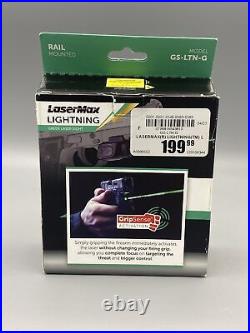 LASERMAX Lightning Rail Mounted Green Laser with GripSense (GS-LTN-G)