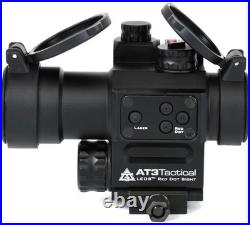 LEOS Red Dot Sight with Integrated Green Laser Sight 2 MOA Red Dot Scope