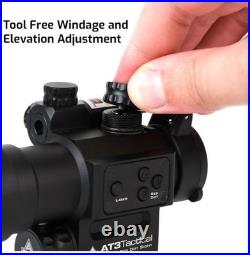 LEOS Red Dot Sight with Integrated Green Laser Sight 2 MOA Red Dot Scope