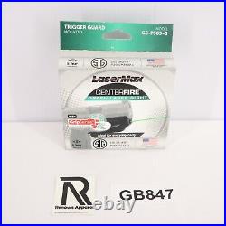 LaserMax Centerfire Trigger Guard Green Laser SIG Sauer P365/P365XL GS-P365-G