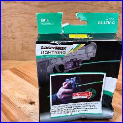 LaserMax GS-LTN-G LIGHTNING Rail Mounted Green Pistol Laser Sight GripSense