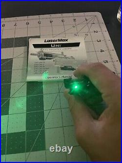 LaserMax Green UNI Rail Mounted Laser Sight LMS-UNI-G RETIRED DISCONTINUED