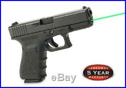 LaserMax Guide Rod Red Laser Sight For Glock 19, Generation 4, Green, LMS-G4-19G