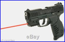 LaserMax Rail Mount Red Laser Sight for Ruger SR22, SR9c, SR40c LMS-RMSR